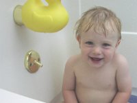tub happy boy